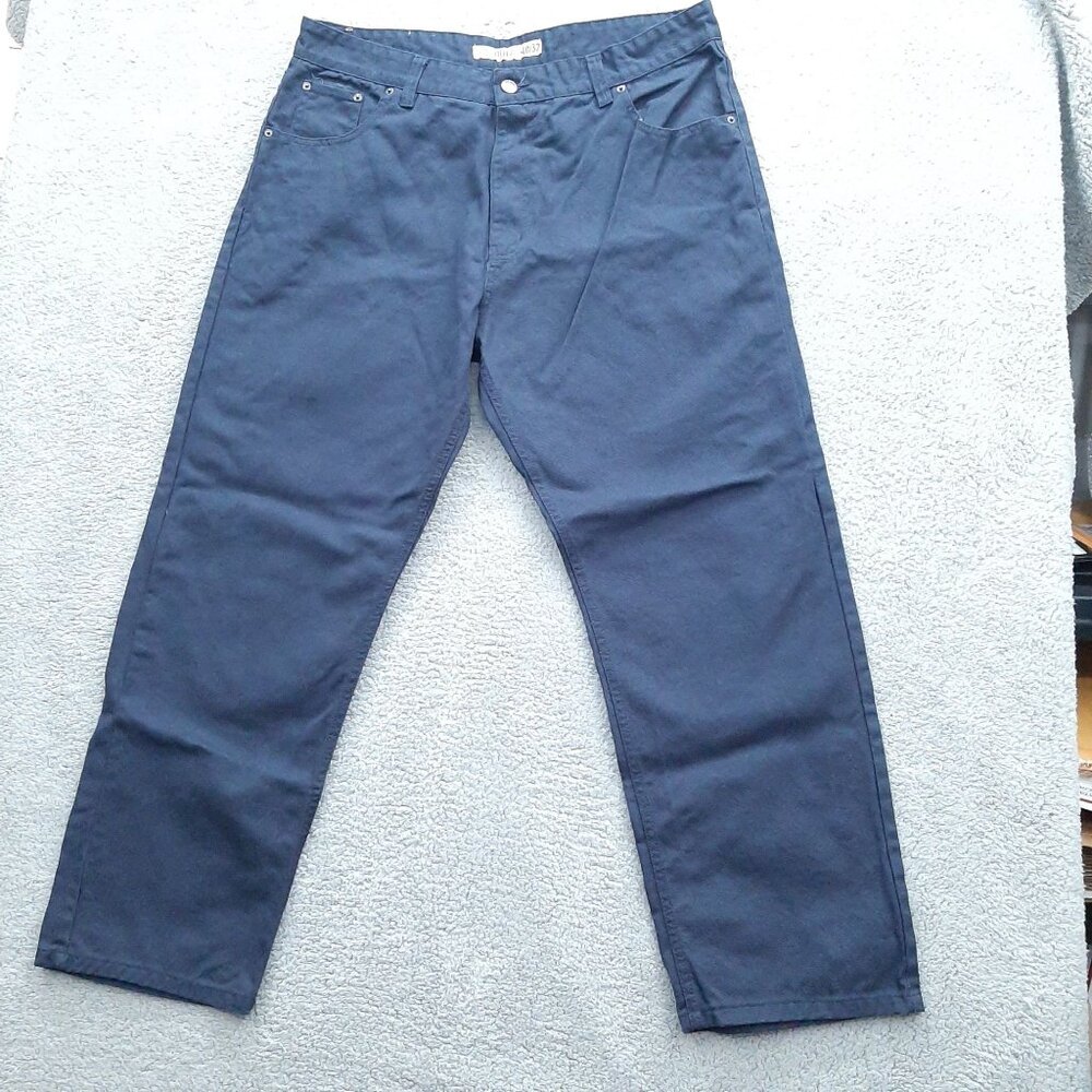 Noiz Premium Jeans 40/32 Measures 38/29.5 Blue Cotton Men's Straight Fit